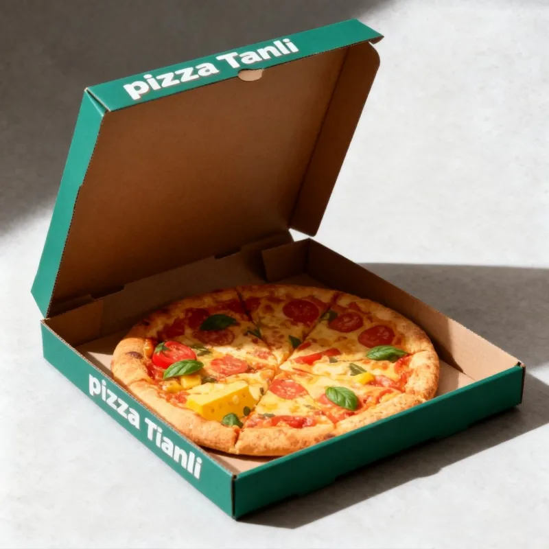 product wholesale digital printing customized logo pizza packaging box with your logo takeout pizza box packaging carton for food-2