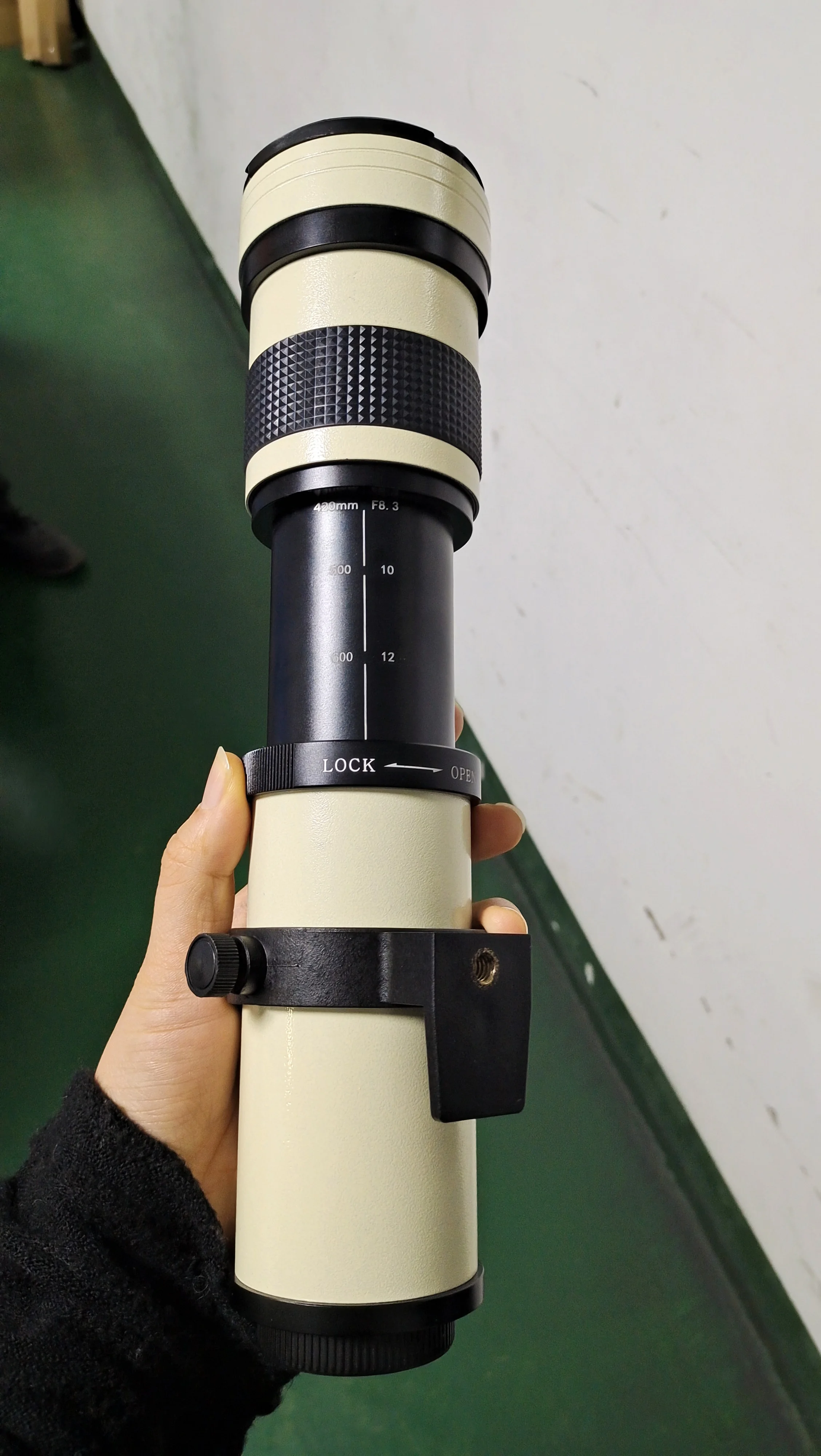 
Новый Белый телескоп с ручной фокусировкой 420-800 мм F/8,3-16, зум-объектив для Canon 