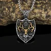 Gold-tone single pendant