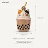 Boba Milk Tea Cat Charm