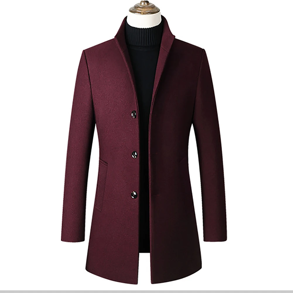Autumn And Winter Woolen Casual Jackets Men's Plus Size Custom Jacket ...