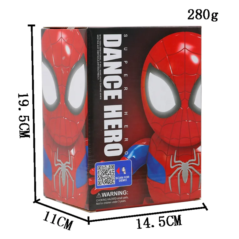 Battery Operated Toys Dancing Robot Hero Superhero Action Figure Electronic Toy Dancing Hero with Light and Music