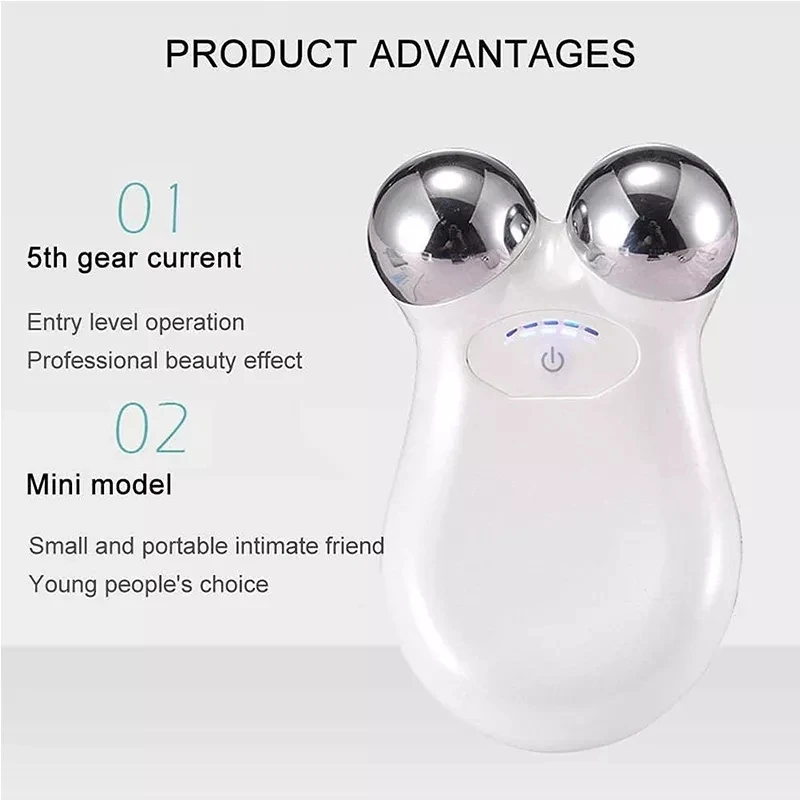 Microcurrent Mini Facial Skin Toning Device Image 5