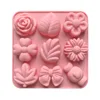 Lazo de caramelo rosa de 9 hoyos