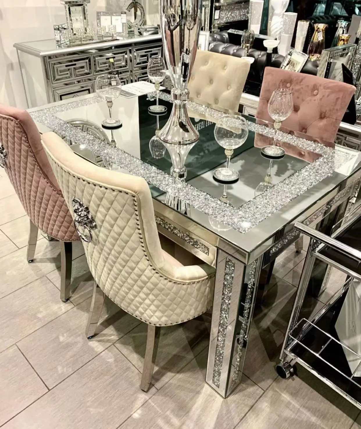 Diamond Dining Table Stylish Functional Furniture