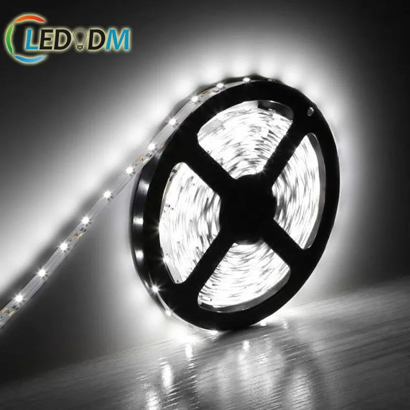 Energy Saving Smd3528 2835smd Led Strip 12v 24v Dc 60leds/m 2 oz PCB WARM/COLD White 10m/reel Flex Led Light Tape ETL CE ROHS