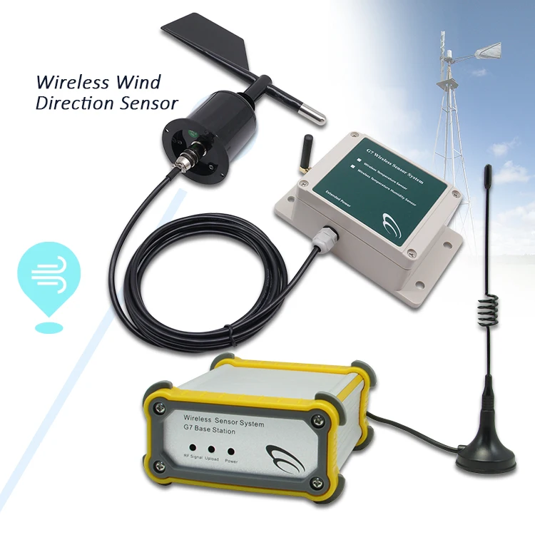 Weather Stations Monitor Wireless Wind Direction Wind Speed Direction Meter Wind Measuring Devices Speed Measuring Instruments