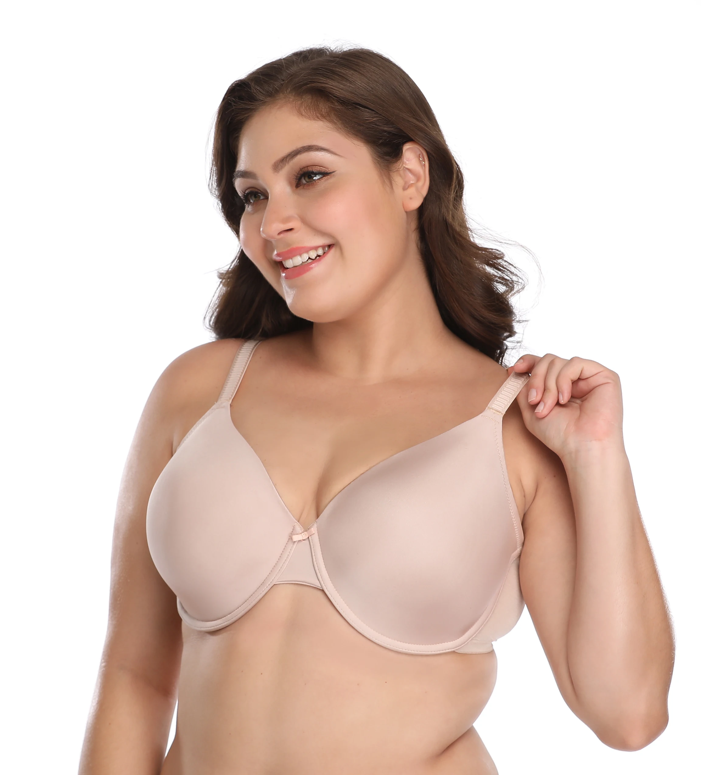 Big Adjustable Back Closure Comfortable Full Cup Super Plus Size Bra for Women