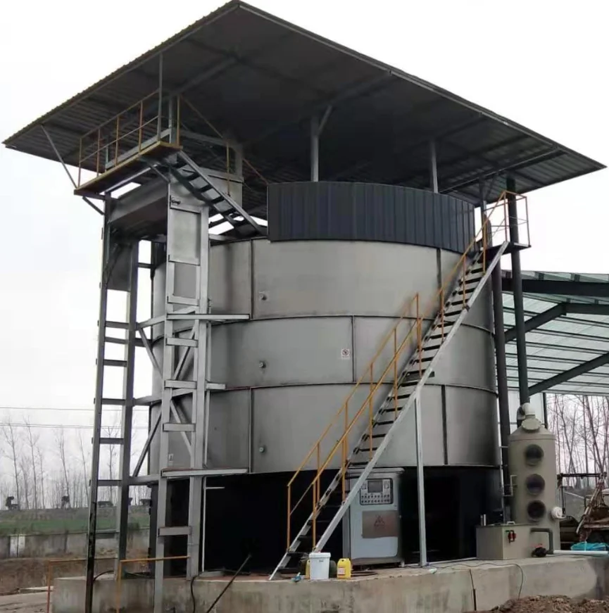 Langlebiger Organischer Dnger-Fermentationstank Fermentationsturm  Hhnermist-Kompostiermaschine