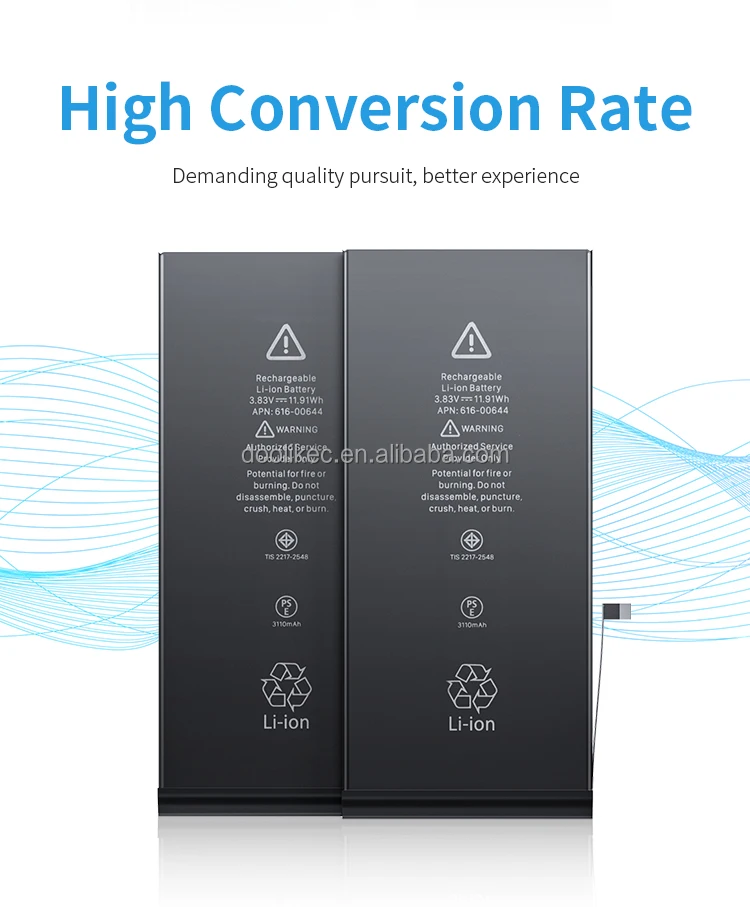 适用于iphone电池所有型号适用于iphone x xs max xr 7 8 6 6s plus