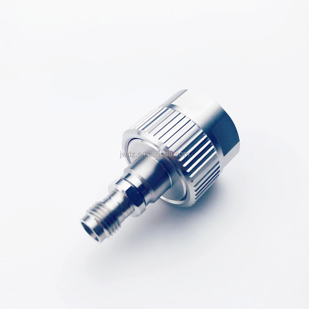 high-frequency millimeter-wave SUS303 DC - 18GHz VSWR1.2 Rf coaxial connector 2.4 female to N male adaptor