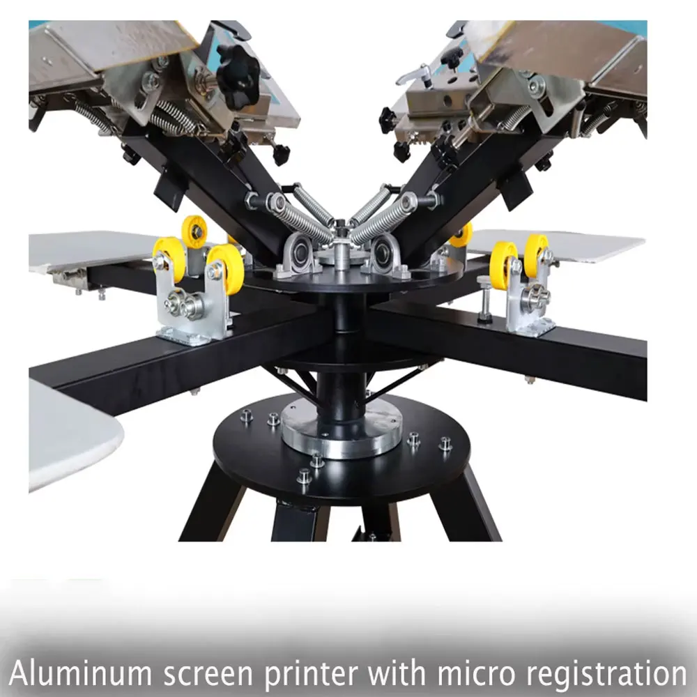 product 6 color combo full complete kits silk screen printing machine for garment factory printing cloth textile-6