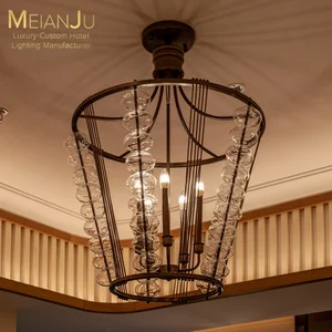 Zhongshan Premium Indoor Hanging Lamp Chandelier Modern Oval Glass Ball Pendant Light for Home & Hotel Decor Premium Lighting