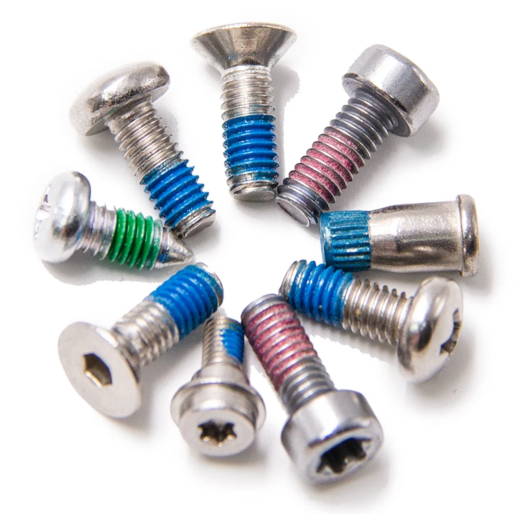 Nylon Patch Bolt All Styles Customized Nylon Lock Screws Anti Loose Screws