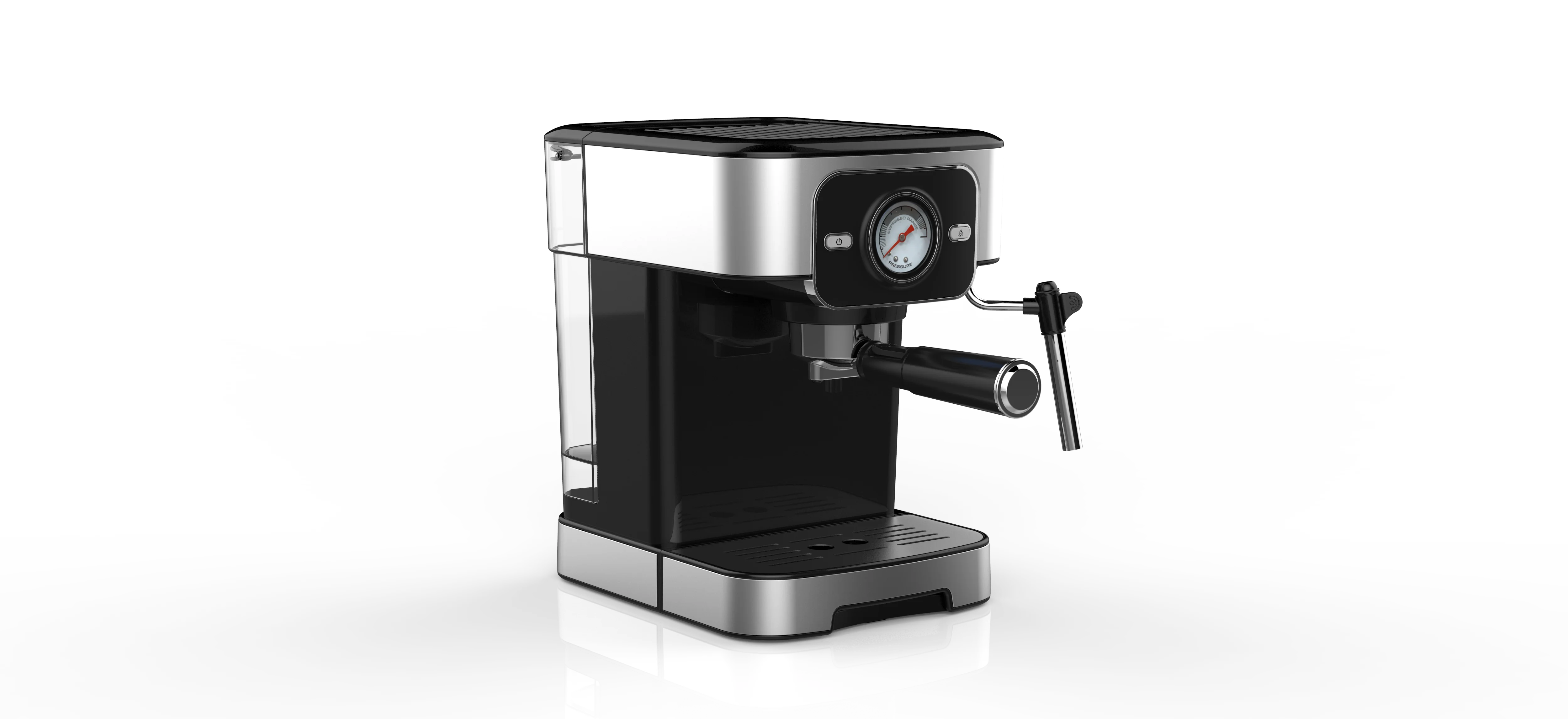 Espresso Coffee Maker Machine with 15 Bar/20 bar Pump, Semi-automatic, Efficient Thermal Block Heating System