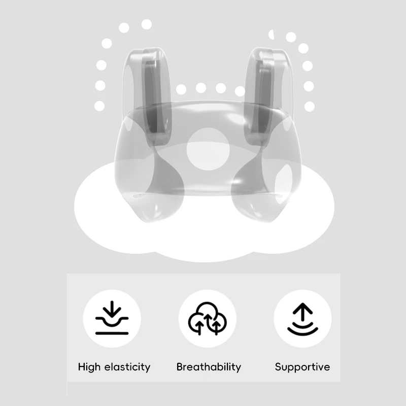 Factory New Design Rechargeable Neck Massage Pillow Neck Wrap Red Light Hot Compress Heating Vibrating Neck Massager