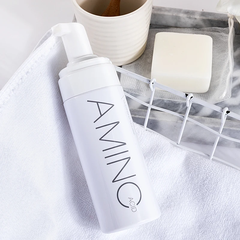 amino acid moisturizing foam cleanser whitening facial cleanser