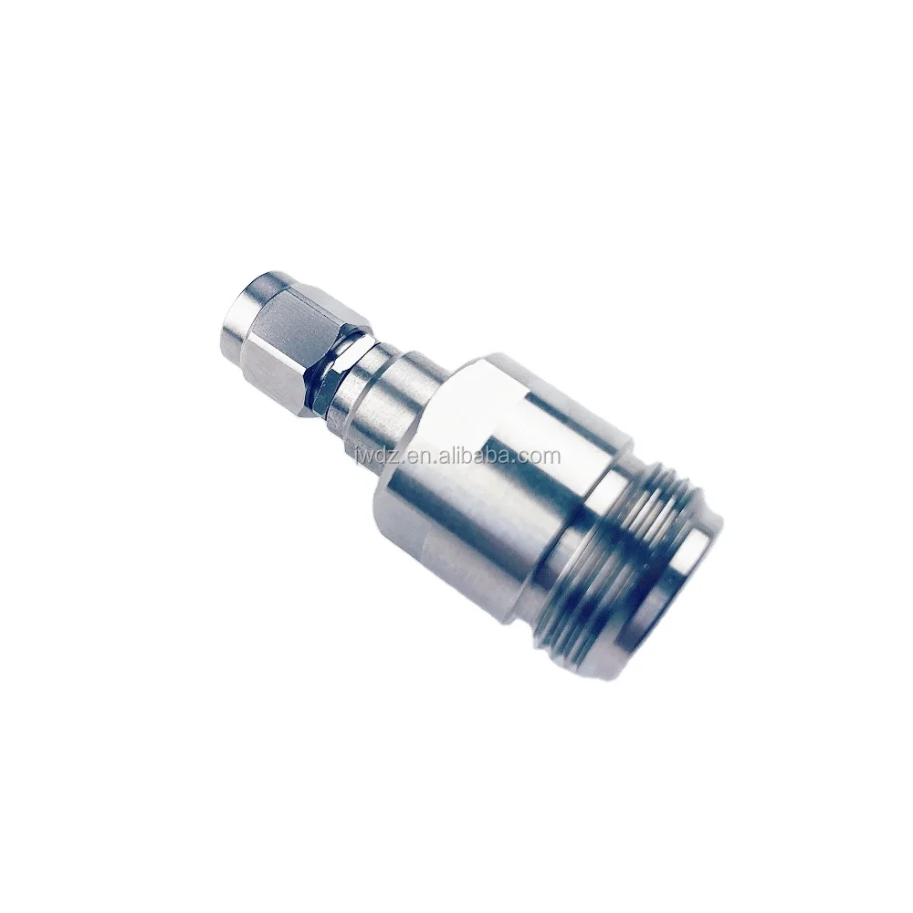 high-frequency millimeter-wave rf coaxial 2.4mm female to N female adapter connector