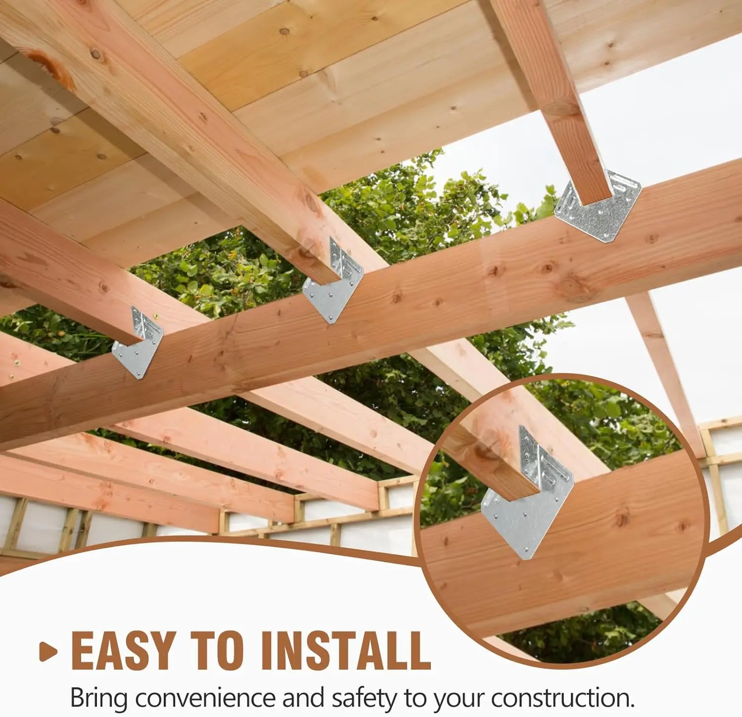 latest company news about Hurricane Cable Ties for Roof Truss Timber to Resist Strong Winds Galvanized Steel Joist Hanger to Rafter Connectors  2