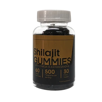 Rich Trace Minerals Dietary Supplement Pure Himalayan Organic Shilajit Gummies