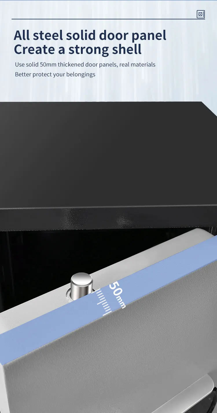 CEQSAFE Wholesale Price Safe Box Fireproof Fingerprint Office Digital Strongbox Security Fireproof Safe Box for Money details