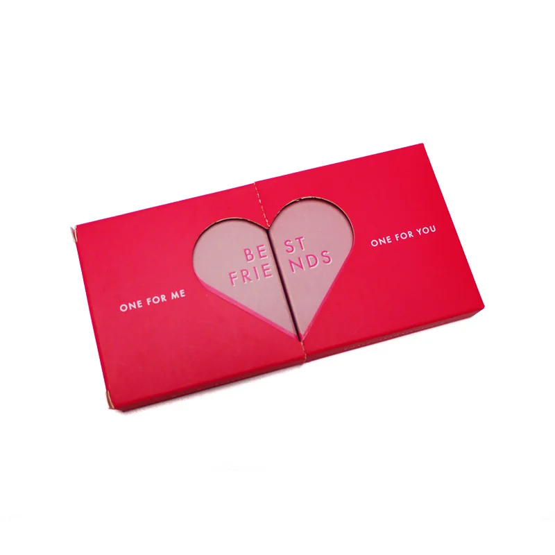 クリエイティブデザインアイシャドウ ブラッシュパレットに使用するハート型パックの2つの空のシングルコスメティックパレット段ボールパッケージ Buy メイクパレット包装 化粧品メイクアップアイシャドウパレット メイクアップファンデーション Product On Alibaba Com