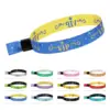 colorful VIP woven wristband