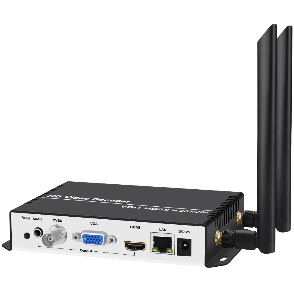 IP to HDMI Wireless Decoder HTTP RTMP RTP UDP Input IPTV 4K Decoder