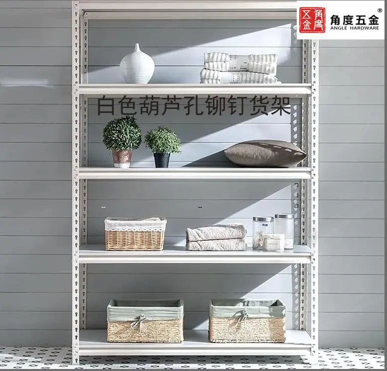 JD 5 Layer Shelving Importer  Bolt Free Steel  Angle Post  Rack Withl Wooden Boards  Iron Angle Steel Post Light Duty Muscle