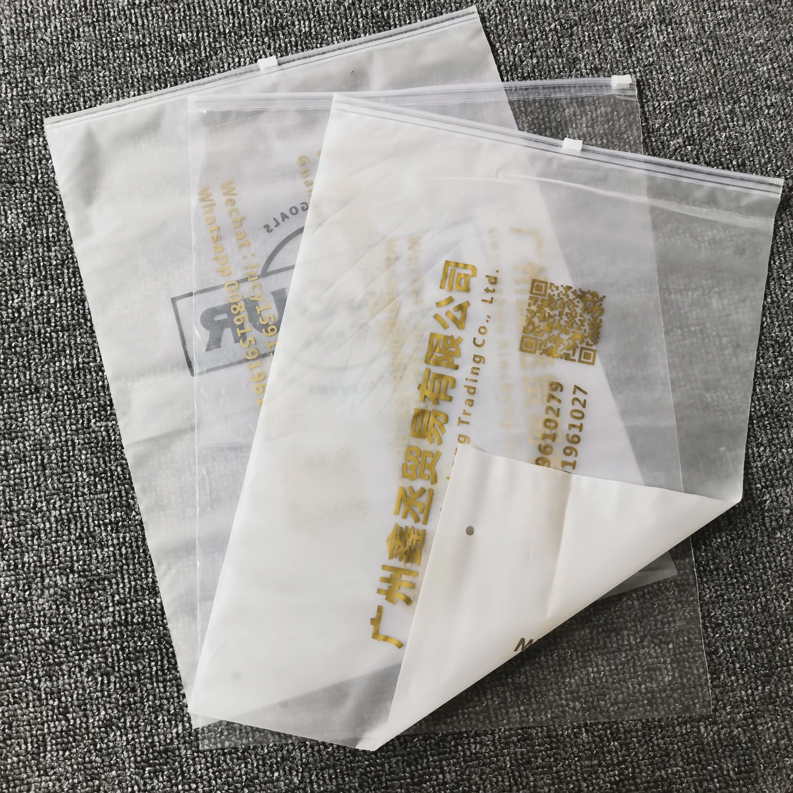 wholesale lingerie zip lock bags small