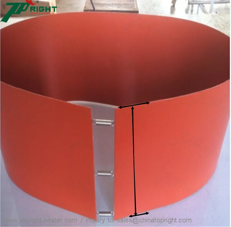Mini Type Flexible Silicone Rubber Heater Pad with Adjusted Thermostat for diesel Engine
