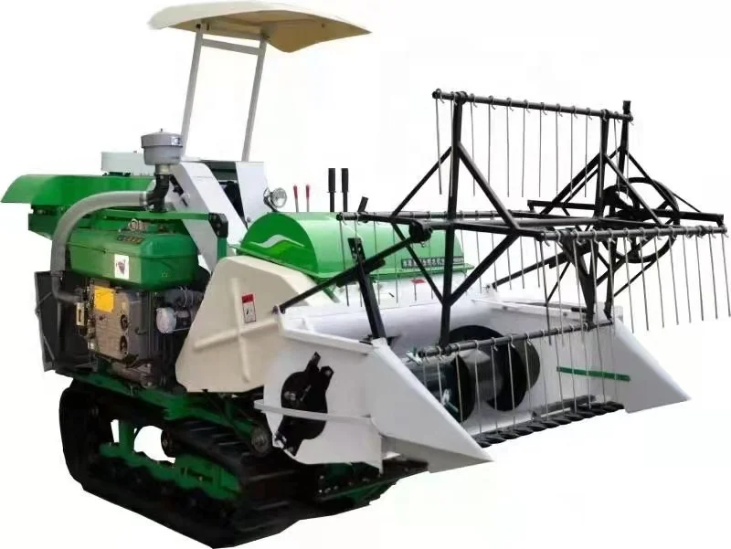 Factory Price Machine Rice Alfalfa Cutting Machine Harvester Rice Wheat Paddy Small Combine Harvester Paddy Cutting Machine