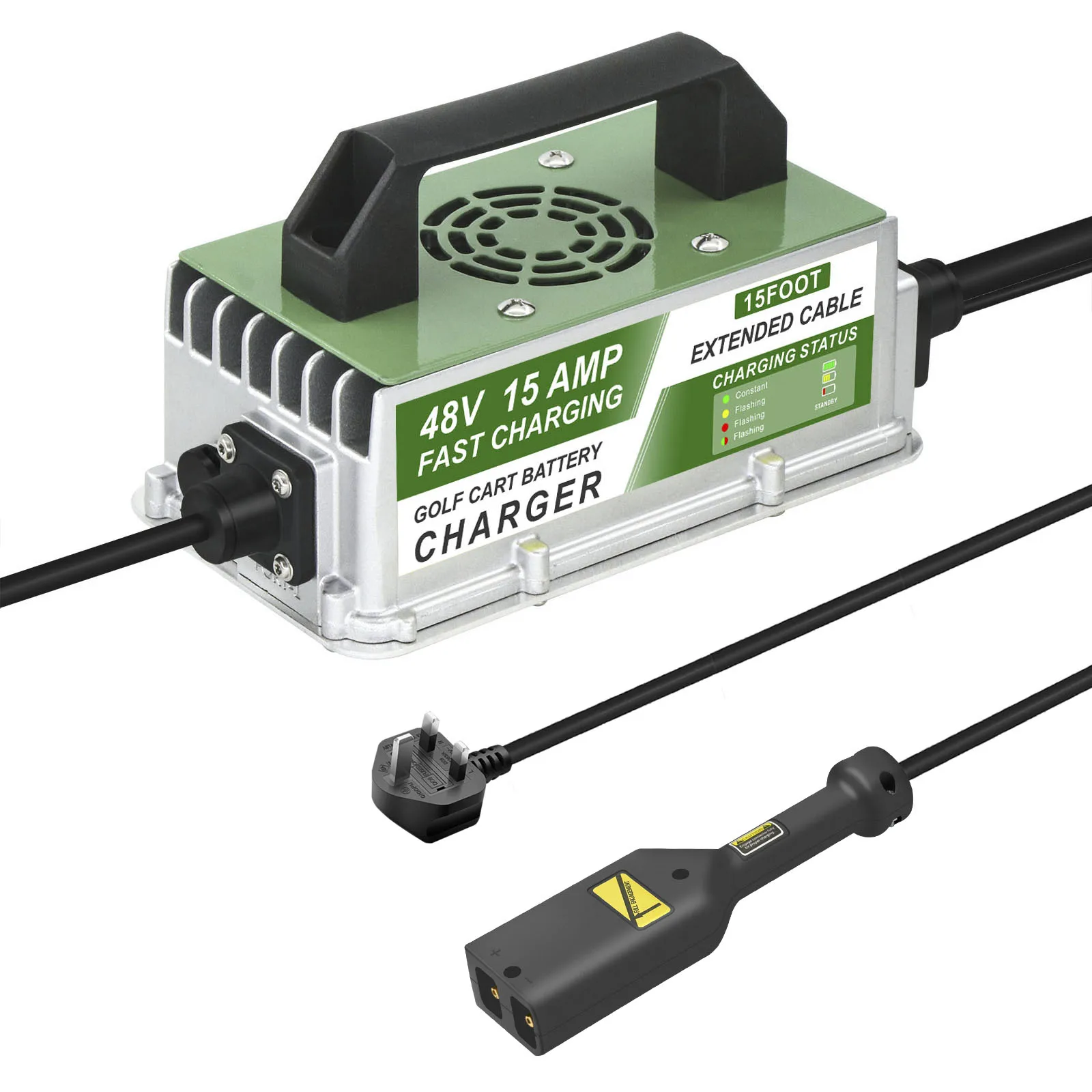 48v 15a Golf Cart Battery Charger For Club Car Ezgo Yamaha Buggies