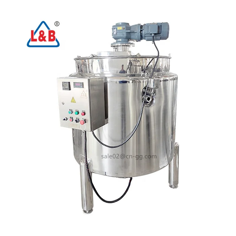 Food Processing Chocolate Melting Mixing Drum Stainless Steel Butter Churner Industrial Ghee Making Machine