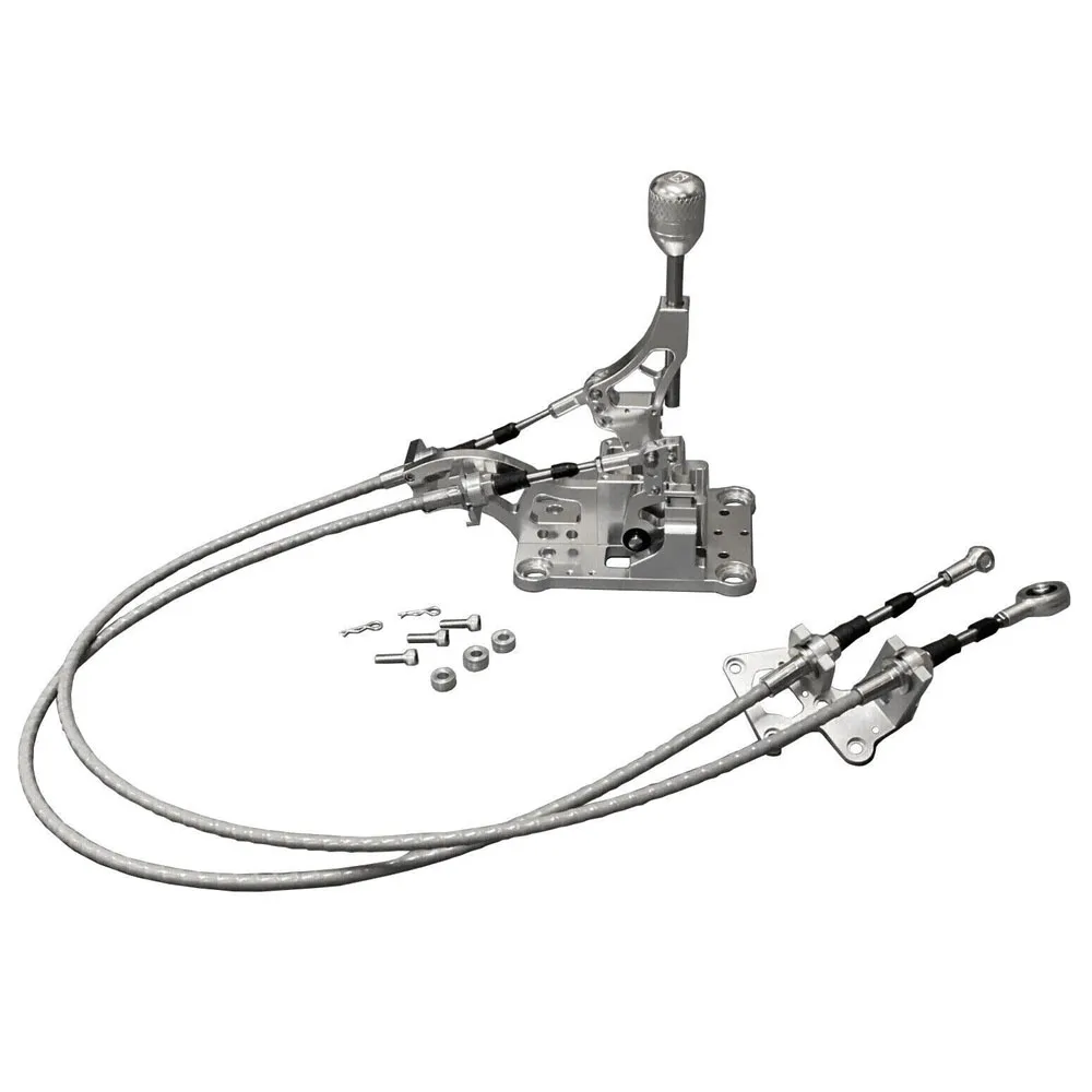 Billet Rsx Shifter Box Shifter Cables Transmission Bracket For K20 K24 K-Series Swap Civic Crx