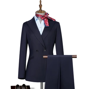 New Technology Fabric Business Formal Suit Two Piece High-end Bank Hotel Workwear Exquisite Suit Plus Pants