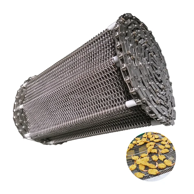 Conveyor Belt Food Grade Conveyor Belt Conveying Spiral Wire Mesh Belt 2