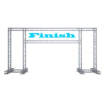 Hot Aluminum Start Finish Line Truss Systems Gantry Banner Structures Goal Post Led Screen Truss for Marathons and Racing Events