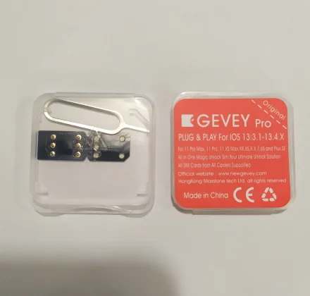 GEVEY PRO MKSD 4 BLACK CHIP sim card ios15 SIM play work For iPhone 13/13 pro max