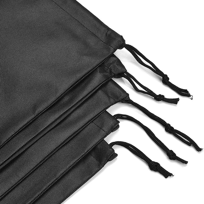 Water Resistant Nylon Drawstring Backpack String Dust Bag Custom Travel Shoe Packaging Bags