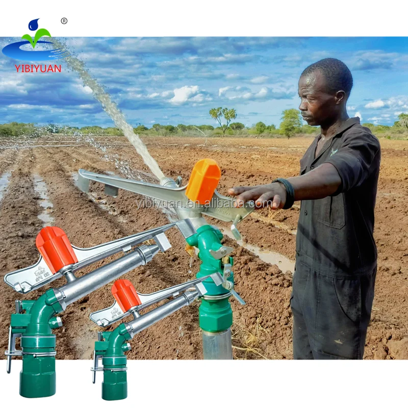 Agricultural Py30 Big Rain Gun Adjustable Tripod Garden Sprinkler Irrigation System