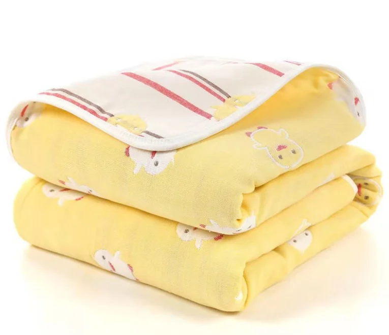 New Style New Born Baby Use High Quality Throws Kids Cotton Blanket
