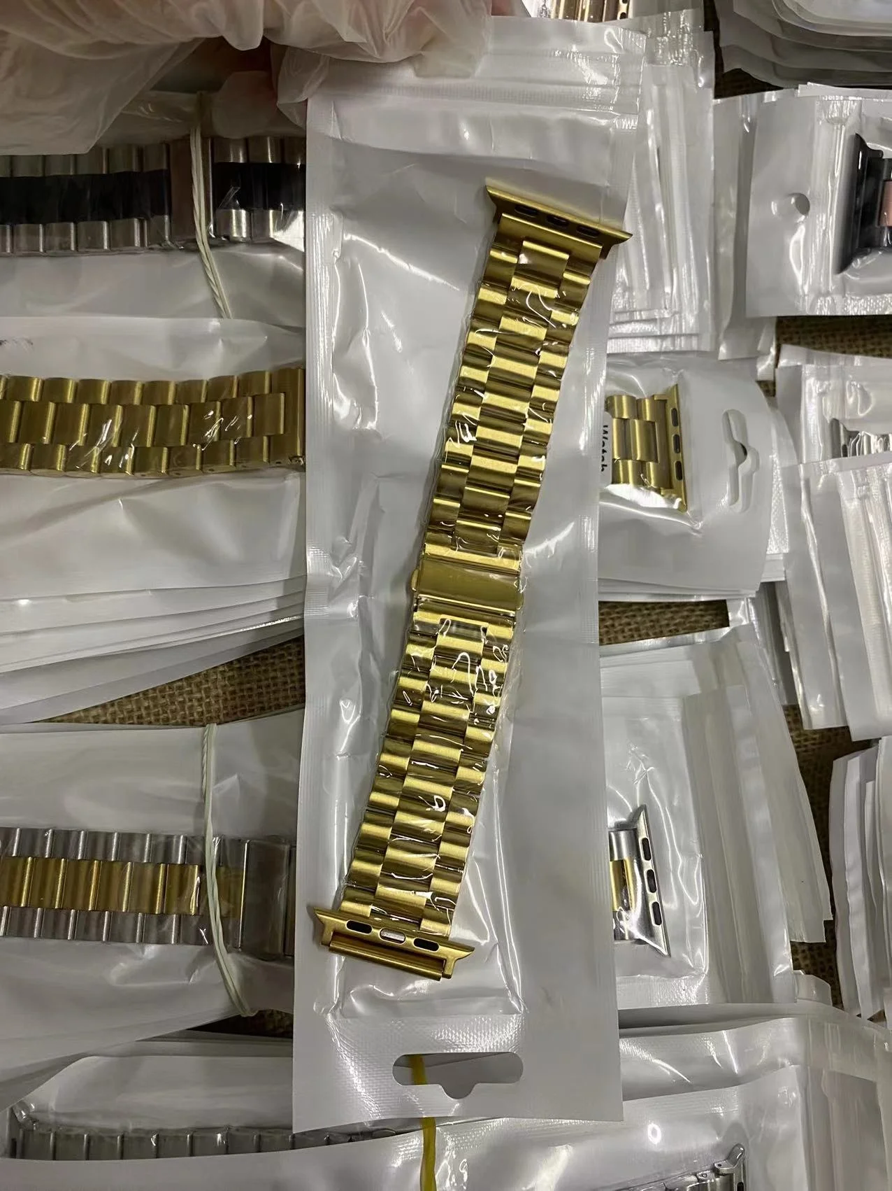 Watch Strap for I7 Pro Max Watch 8series Stainless Steel Metal Smart Watch Strap for Watch8 4 5 6 Se 40mm 44mm Strap Replacement