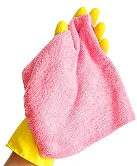 Microfiber lint free colorfast premium quality kitchen and household cleaning dry towel