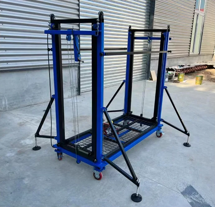 Full Automatic Aerial Work Electric Scaffold Lift Stationary Aerial Lift Scaffolding Hydraulic
