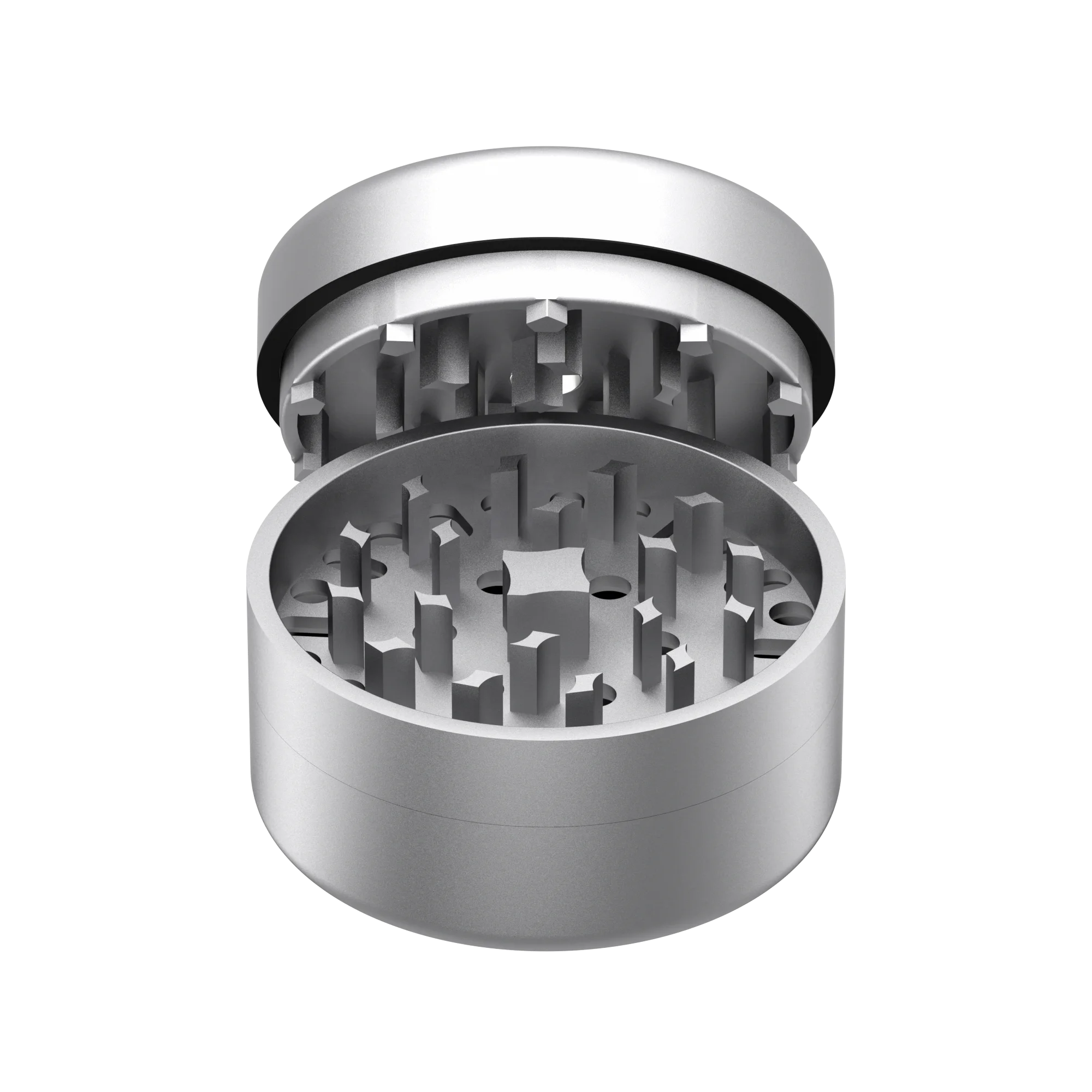 VAGRINDERS Manufacturer Customize OEM  Aluminum 3 Pieces Ceramic Custom Logo Herb Grinder Best Metal Rolling Smoking Accessories