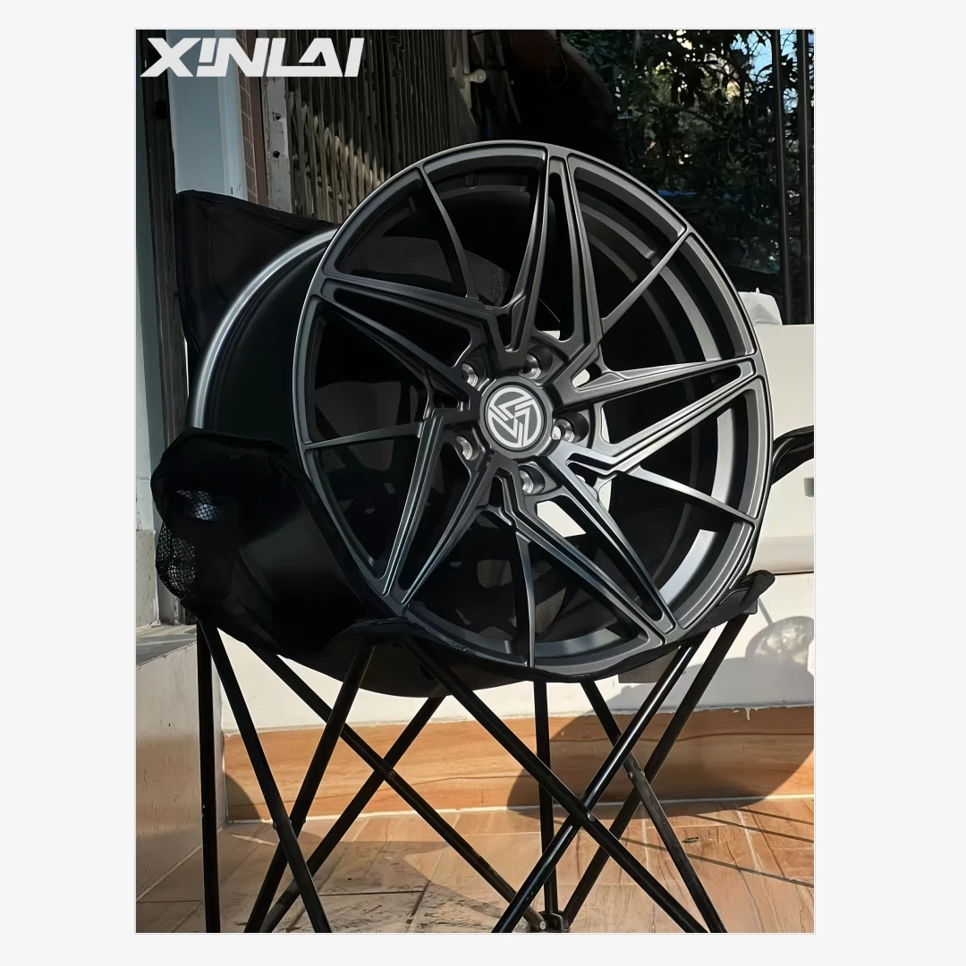 XINLAI Hot 1 Piece Forged Brushed Polished 5x120 5x112 5x114.3 18 19 20 21 22 Inch Wheel for Racing Car Wheel - Image 1