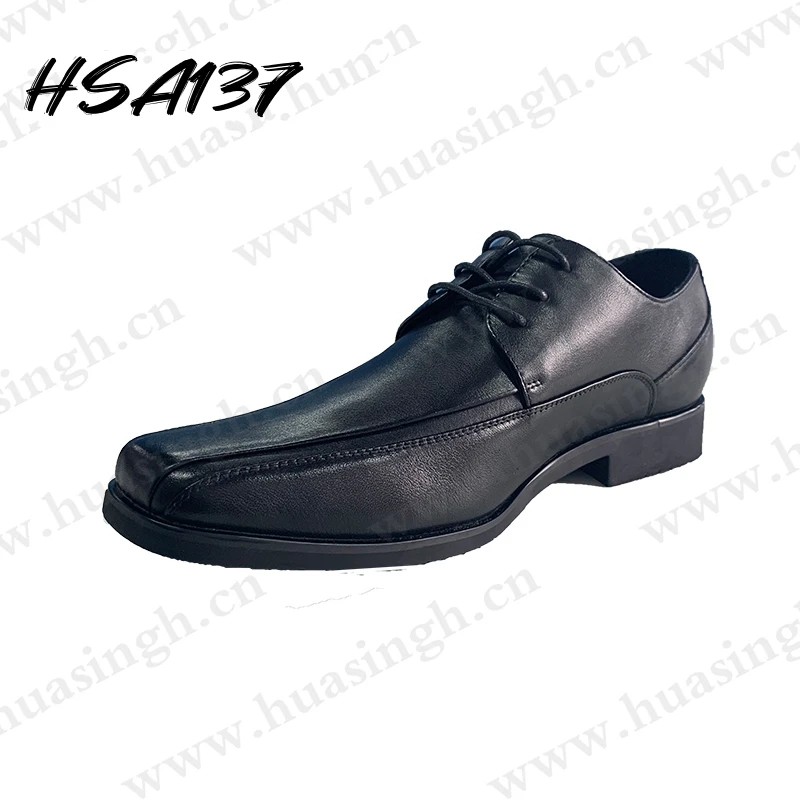 Rwh,classic square Toe Lace-up Style Natural Leather Office Shoes Formal Occasions Anti-slip Rubber Outsole Dress Shoes HSA137