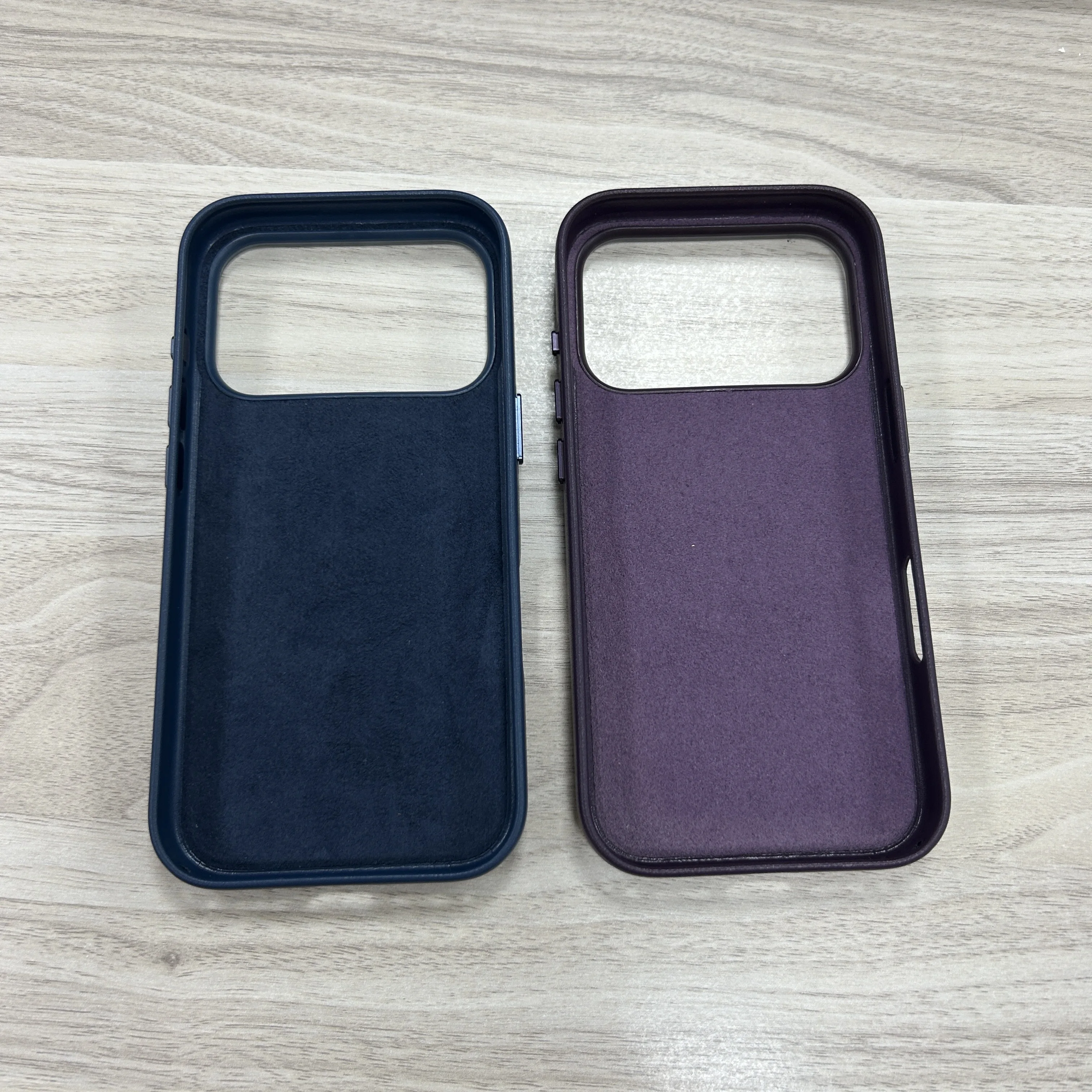 product laudtec pu leather phone cases support lanyard metal button simple business back cover for iphone air 17 16 pro max sjk1101-7