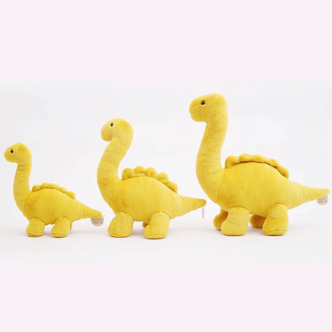 Factory Customized Kindergarten Toys Dinosaur Animal Toys Anime Plush Toys  Cuddly Soft Cotton Dolls for Kids Gifts